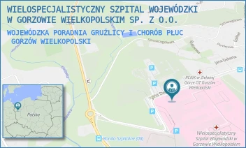 WOJEWÓDZKA PORADNIA GRUŹLICY I CHORÓB PŁUC - WIELOSPECJALISTYCZNY SZPITAL WOJEWÓDZKI W GORZOWIE WIELKOPOLSKIM SP. Z O.O. - UL. JANA DEKERTA 1, GORZÓW WIELKOPOLSKI